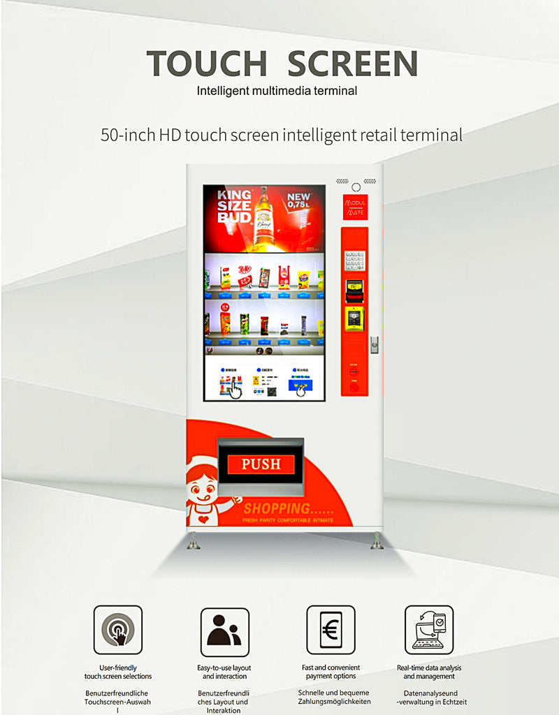 Snackmaschine 50 cm HD-Touchscreen MM-48(50SP)