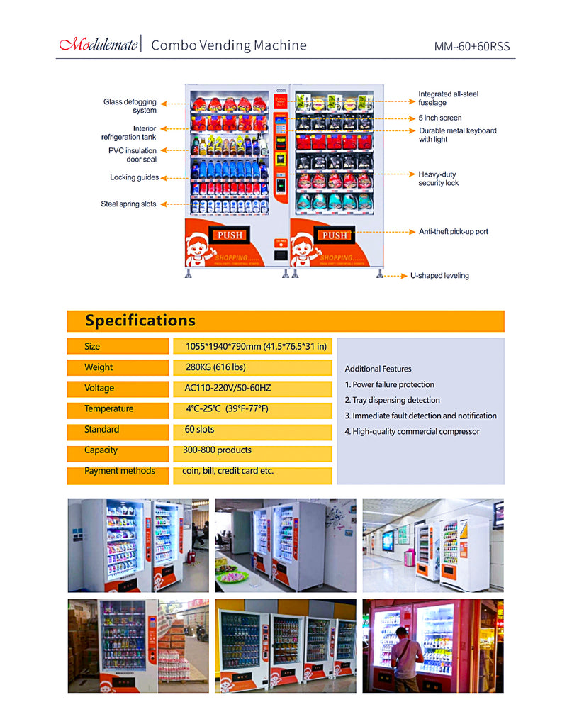 Doppel-Snackmaschine MM-60+60RSS