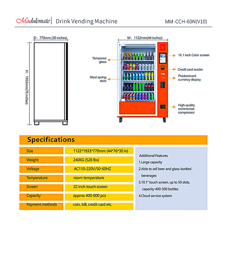 Getränkeautomat MM-CCH-60N(V10)