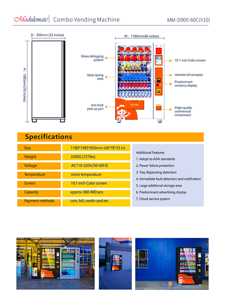 Snack machine MM-D900-60C (V22)